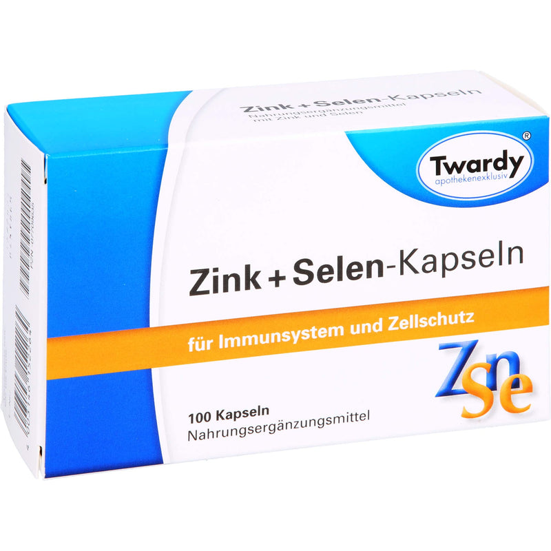 Astrid Twardy GmbH Zinc + Selenium capsules for immune system and cell protection, 100 capsules, 52.5 g - NewNest Australia