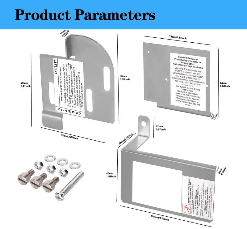 Generator Interlock Kit, Cover Generator and QOM2 Frame Size Main Breaker Interlock Kit - NewNest Australia