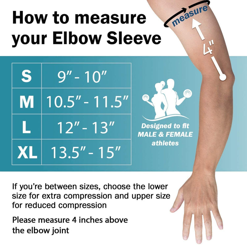 PowerLix Elbow Brace Compression Support (Pair) - Elbow Sleeve for Tendonitis, Tennis Elbow Brace and Golfers Elbow Treatment, Arthritis, Workouts, Weightlifting – Reduce Elbow Pain Beige Small - NewNest Australia