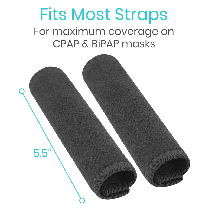 Vive CPAP Strap Covers- Headgear Mask Pads- Universal Fit for Full Face, Nasal, and BiPAP Machine Gear - for Women and Men Pressure Relief - No Red Marks - Machine Washable - Soft Comfort Liners 2 Count (Pack of 1) - NewNest Australia