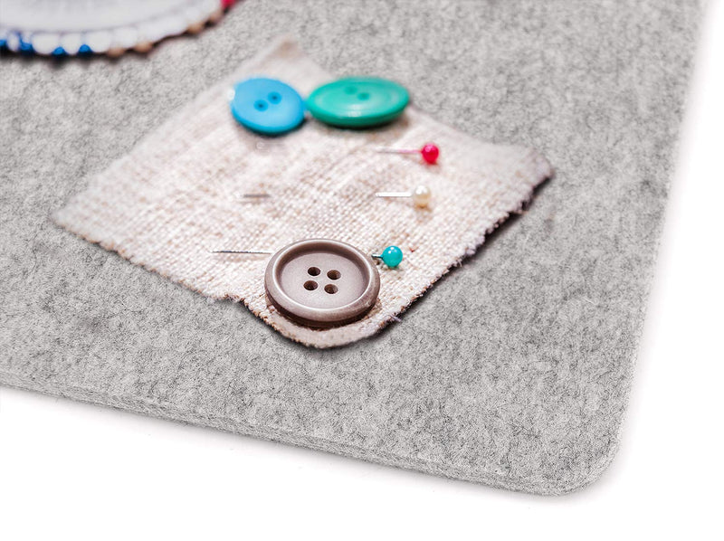 Tidy Monster 13.5''x13.5'' Wool Pressing Mat for Quilting, 100% Wool from New Zealand, Portable Felted Wool Ironing Mat 13.5''x13.5'' - NewNest Australia
