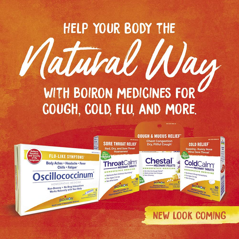 Boiron Oscillococcinum Doses Homeopathic Medicine for Flu-Like Symptoms, 0.04 Oz, 6 Count 6 Count (Pack of 1) - NewNest Australia