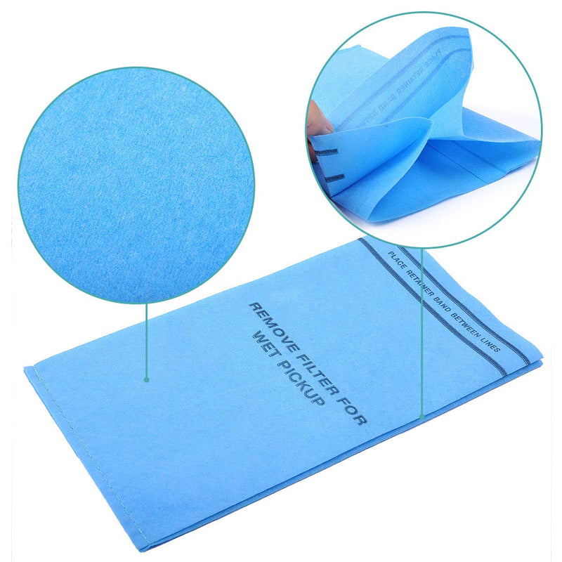 KEEPOW WS01025F2 Wet Dry Vacuum Bags for Workshop Vacuum Bag Filter Compatible Select 2-1/2-Gallon to 5-Gallon Shop Vacuum Cleaners, Part# VF2000 (6 Pack) - NewNest Australia