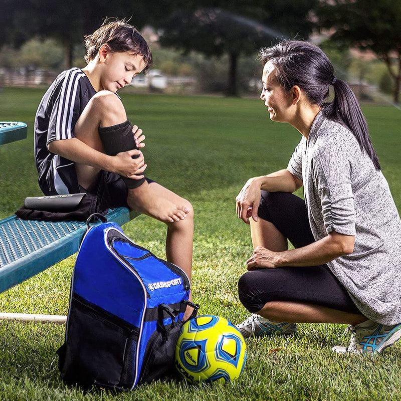 Shin Guards Soccer Youth, Shin Guards Kids with Upgraded Non-Slip Pockets Sleeves, Breathable Child Calf Cushioning Protective Gear for 3-15 Years Old Boys Girls Kids Teenagers black Large - NewNest Australia