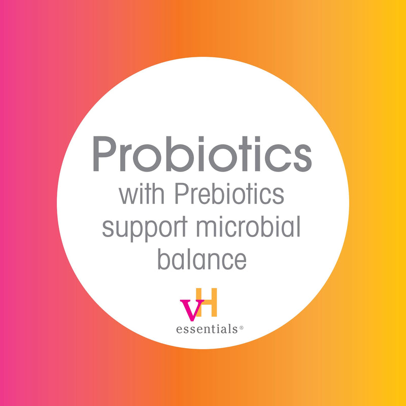 vH essentials Probiotics with Prebiotics and Cranberry Feminine Health Supplement - 60 Capsules 60 Count (Pack of 1) - NewNest Australia