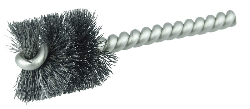 Weiler 21078 1" Power Tube Brush, .008" Steel Wire Fill, 1" Brush Length, Made in the USA 1 Inches 3-1/2 Inches 0.008 Inches 1/4 Inches 2000 RPM Weiler 21078 - NewNest Australia