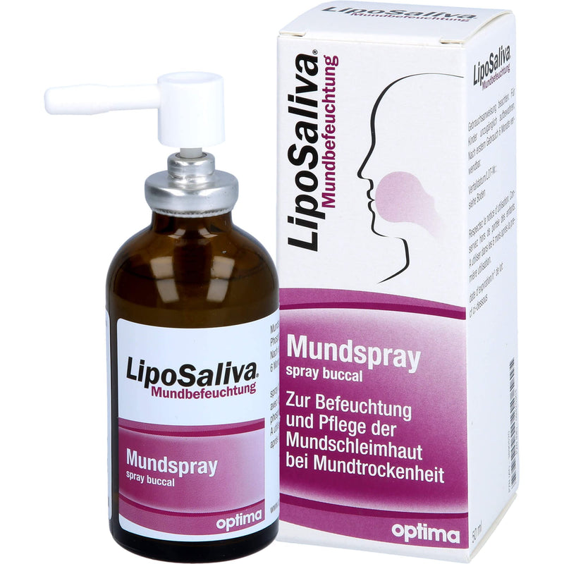 LipoSaliva mouth moistening, mouth spray for moistening and caring for the oral mucosa in case of dry mouth, 50 ml solution - NewNest Australia