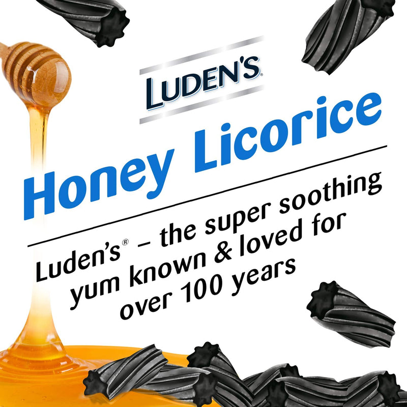 Luden's Deliciously Soothing Throat Drops, Honey Licorice Flavor, 30 Count - NewNest Australia