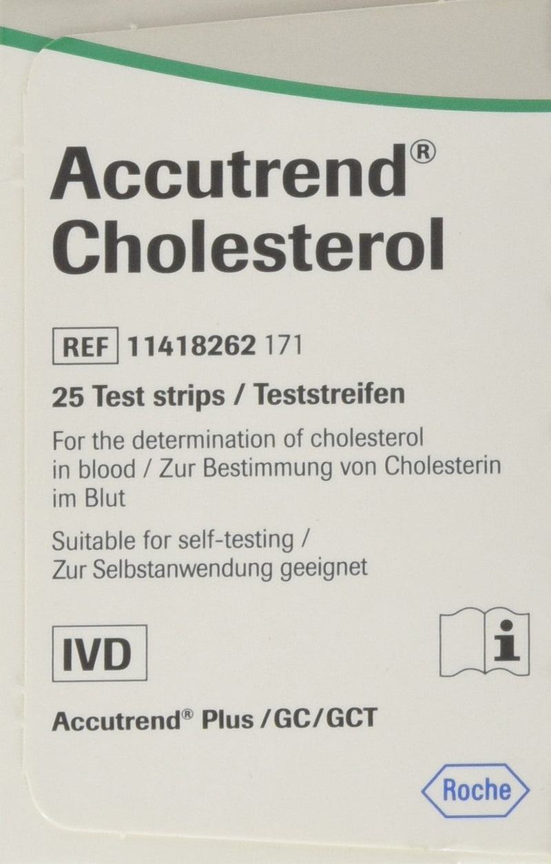 Roche Diagnostics Germany Gm Accutrend Colesterol 25 Tiras - NewNest Australia
