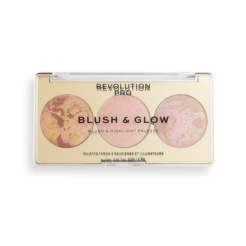 Revolution Pro Blush & Glow Face Palette Peach Glow - NewNest Australia