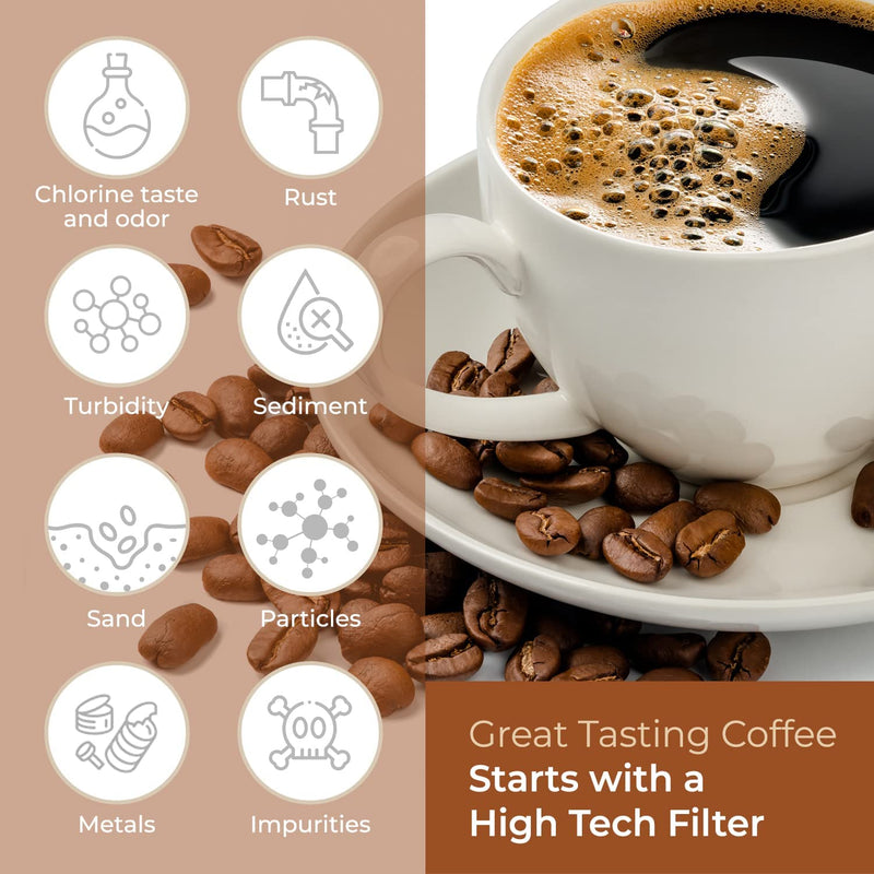 12 Pack Keurig Compatible Charcoal Replacement Water Filters by Pureline- Universal Fit for Keurig 2.0 and older models - NewNest Australia