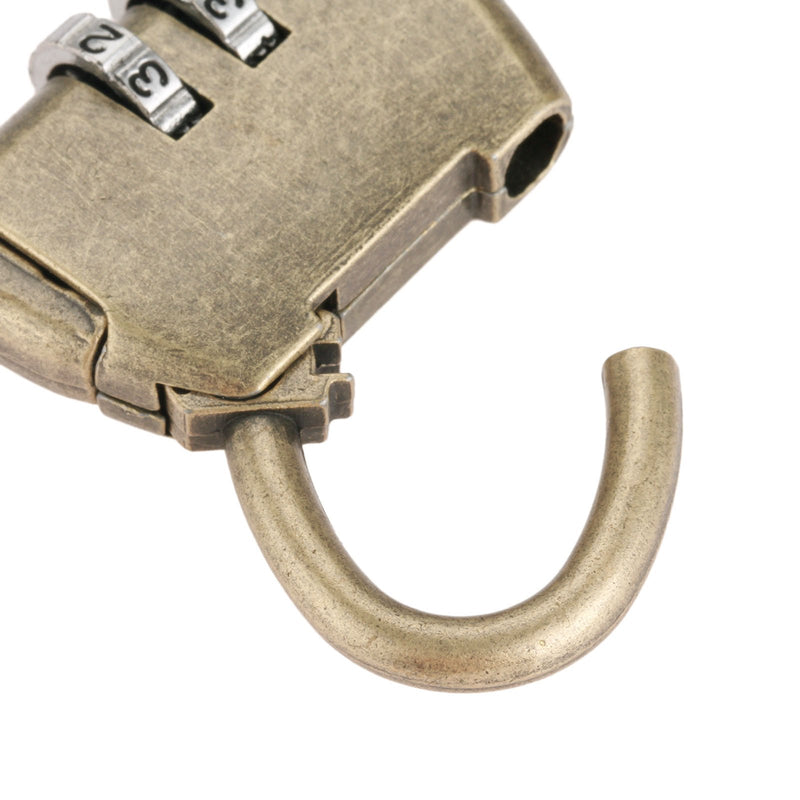 Vintage Combination Lock, Decorative Password Padlock, Lock Head Digital Number Code Lock for Cabinet Jewelry Gift Wooden Box - NewNest Australia