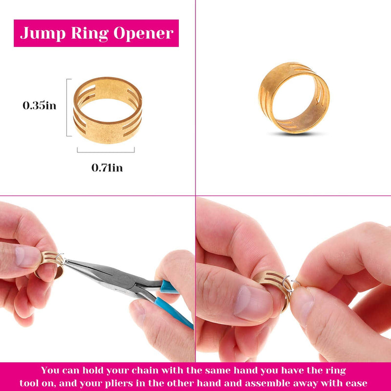 Jump Rings and Jewelry Pliers for Jewelry Making, Cridoz Jewelry Repair Kit with 1520Pcs Silver Jump Rings and 3Pcs Jewelry Pliers for Earrings, Necklaces, Rings, Bracelets and Jewelry Making Supplies - NewNest Australia