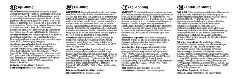 Garlic 500mg | High Strength Odourless Garlic Capsules | 2X 180 (360) Capsules | Vegan & Vegetarian Friendly | Heart Health & Circulation | Manufactured in The UK - NewNest Australia