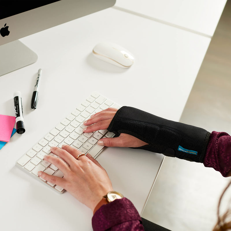 Night Wrist Sleep Support Brace - Fits Both Hands - Cushioned to Help With Carpal Tunnel and Relieve and Treat Wrist Pain ,Adjustable, Fitted-ComfyBrace - NewNest Australia