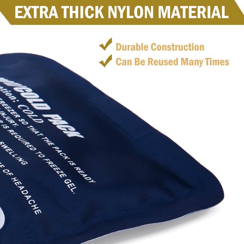 Ice Packs for Injuries Reusable(3 Piece Set),Gel Hot & Cold Ice Packs,Joint Pain, Muscle Pain, Ice Packs with Adjustable Straps, Treat Arms, Shoulders, Knees, Legs Back and More - NewNest Australia