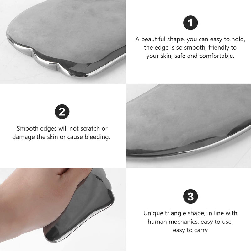 Lurrose Gua Sha Scraping Massage Tool,Natural Energy Stone Guasha Board for Face and Body Myofacial Releaser Tool for SPA Acupuncture Skin Care Trigger Point Treatment - NewNest Australia