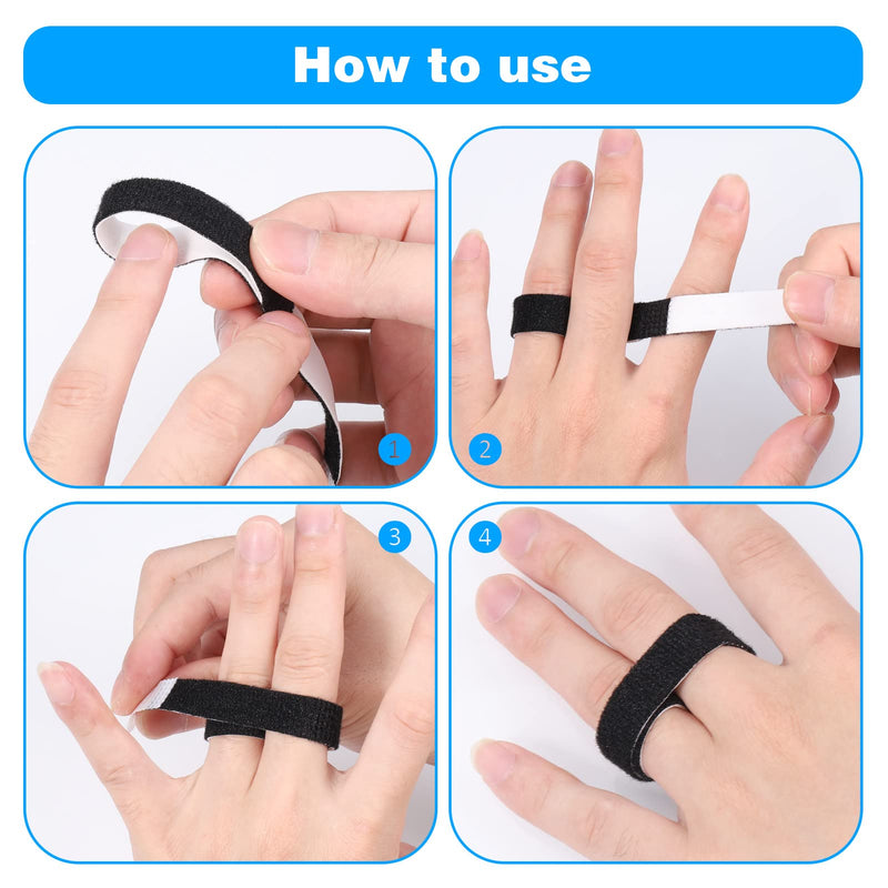 Hejo Trigger Finger Splint, Pack of 10 Finger Brace, Bandage Finger, Adjustable Finger Protection for Middle Finger, Ring Finger, Little Finger - NewNest Australia