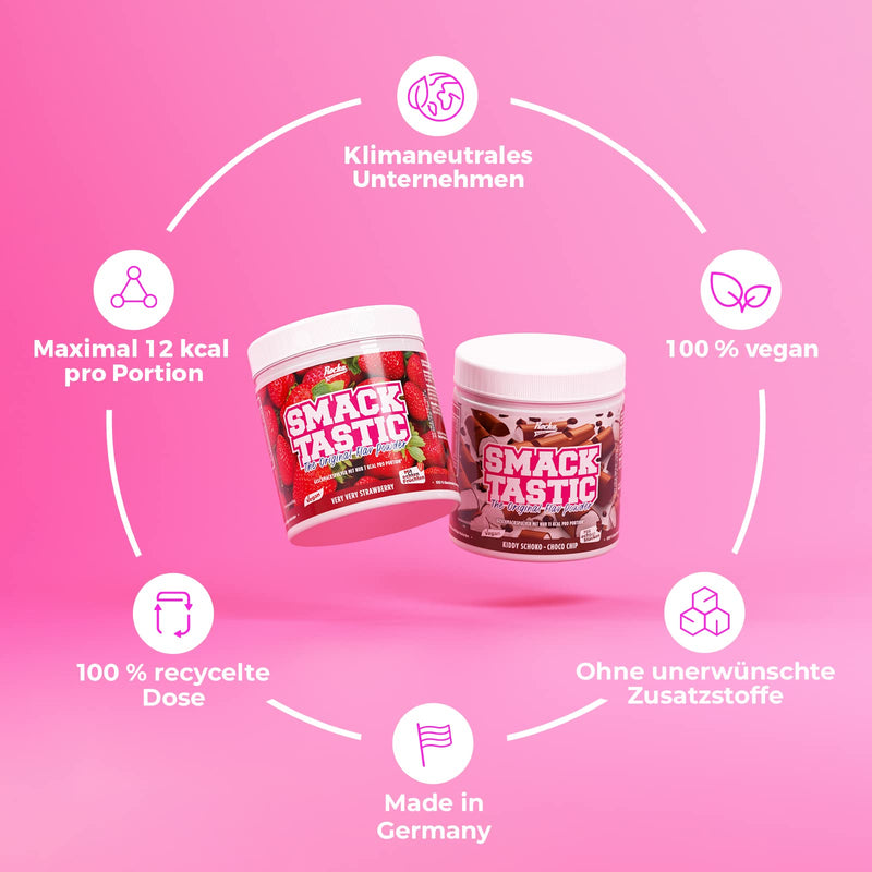 Rocka Nutrition Smacktastic Flavor Powder, Vegan Flavor Powder With Only 11 Kcal Per Serving And 100% Flavour, Versatile Aroma Powder, 250 G (Kiddy Chocolate Choco Chip) - NewNest Australia