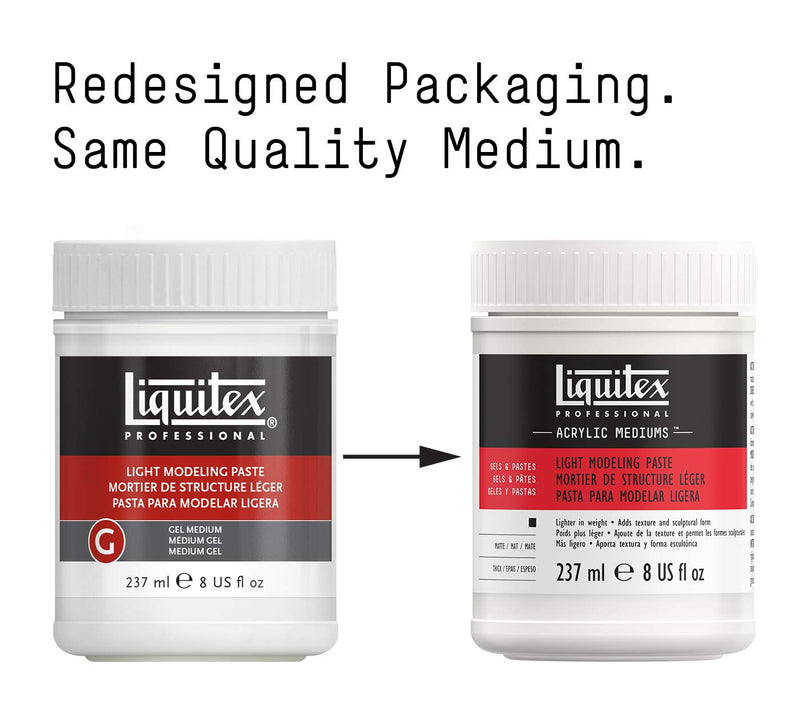 Liquitex 6808 Professional Light Modeling Paste Medium, 8-oz 8 oz - NewNest Australia