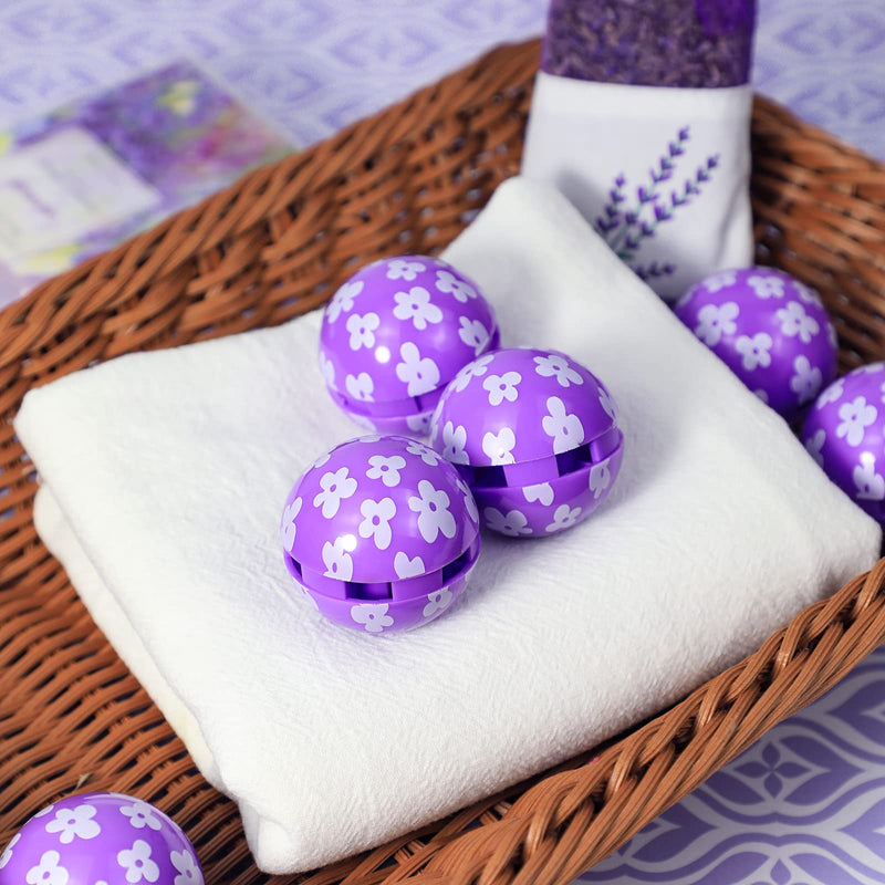 Deodorizing Balls for Sneakers, Shoe Deodorant, Gym Bags, Pack of 6 Deodorizing Balls Also for Home Lockers, Simple Twistlock - Lavender - NewNest Australia