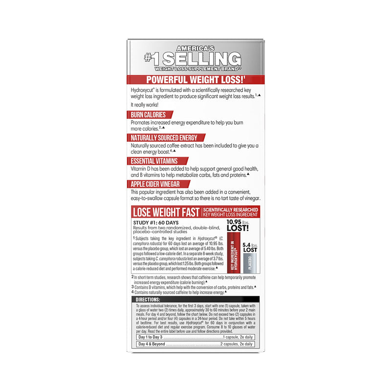 Weight Loss Pills for Women & Men | Hydroxycut Pro Clinical | Weight Loss Supplement Pills | Energy Pills to Lose Weight | Metabolism Booster for Weight Loss | Weightloss & Energy Supplements, 72 Caps Stimulant - NewNest Australia