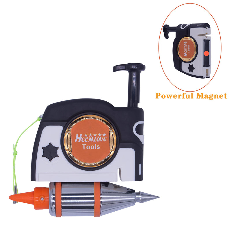 Plumb Bob Magnetic - 10.7 oz(305g) Plumb Rite With 14.5 ft(4.5m) String,Line Reel Used in De Construction Can Automatically Stretch the Line and Quickly Stabilize the Plumbob 10.7oz(305g) 14.5ft(4.5m) - NewNest Australia