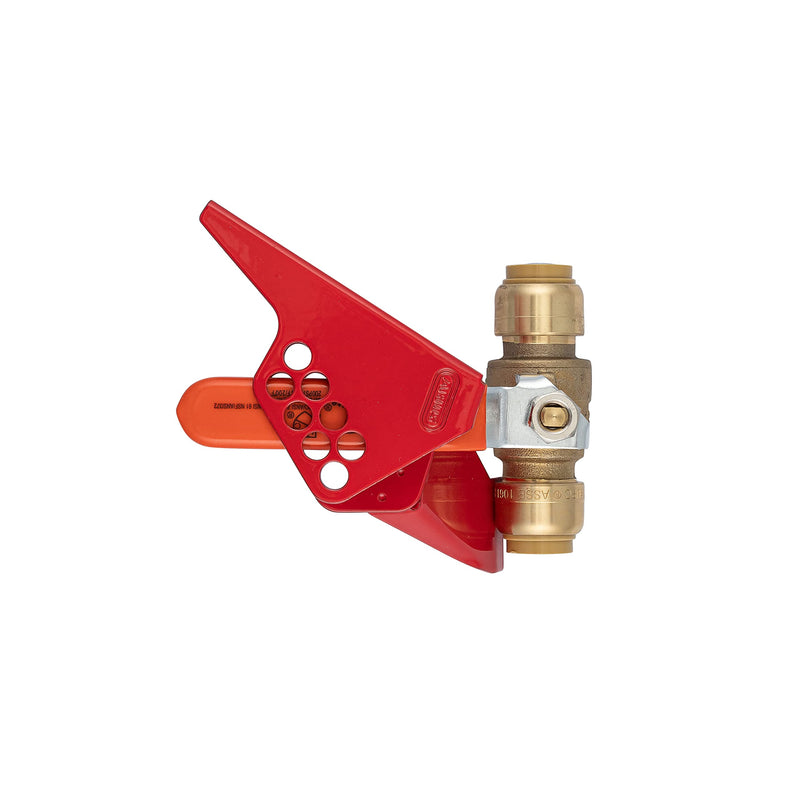 Zing Green Products 7273 Steel Small Ball Valve Lockout Device, Red - NewNest Australia