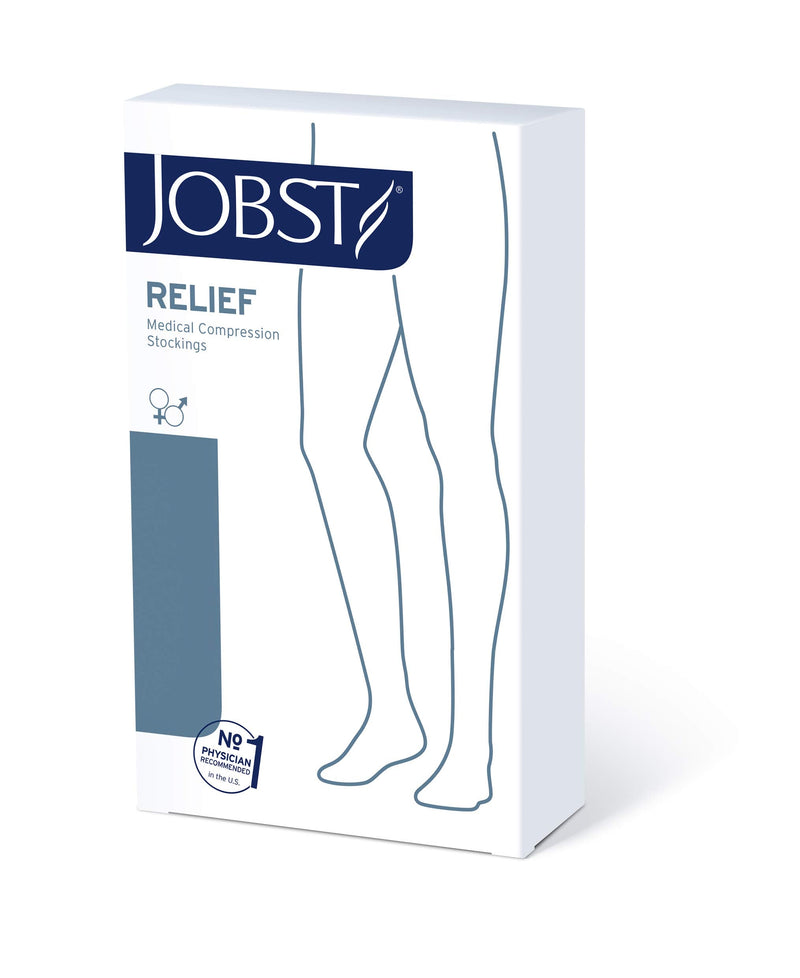 JOBST Relief Knee High 20-30 mmHg Compression Socks, Open Toe, Beige, Medium - NewNest Australia