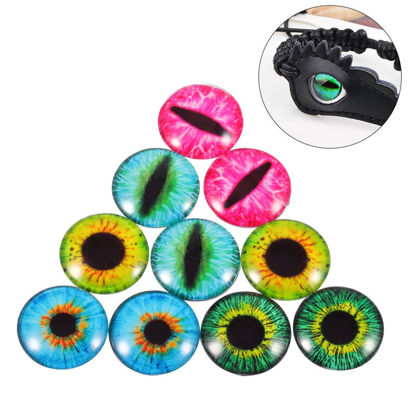 HAUTOCO 120 Pieces Transparent Glass Dome Cabochons Round Cabochons Tiles, Non-calibrated Round 1 inch/25mm for Craft Cameo Pendants Photo Jewelry Necklaces - NewNest Australia
