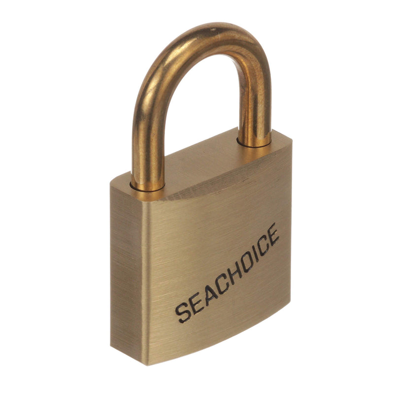 Seachoice 37211 Solid Brass Padlock with Engraved Seachoice Logo – Includes 2 Keys - NewNest Australia