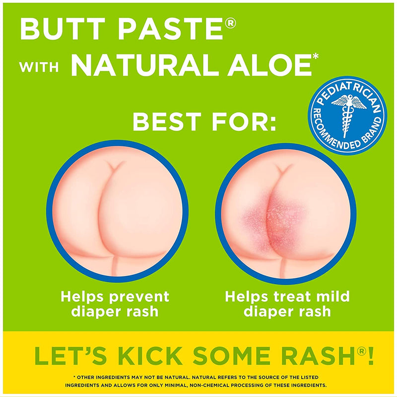 Boudreaux's Butt Paste Diaper Rash Ointment, With Natural Aloe, 4 Oz 4 oz - Pack of 1 - NewNest Australia