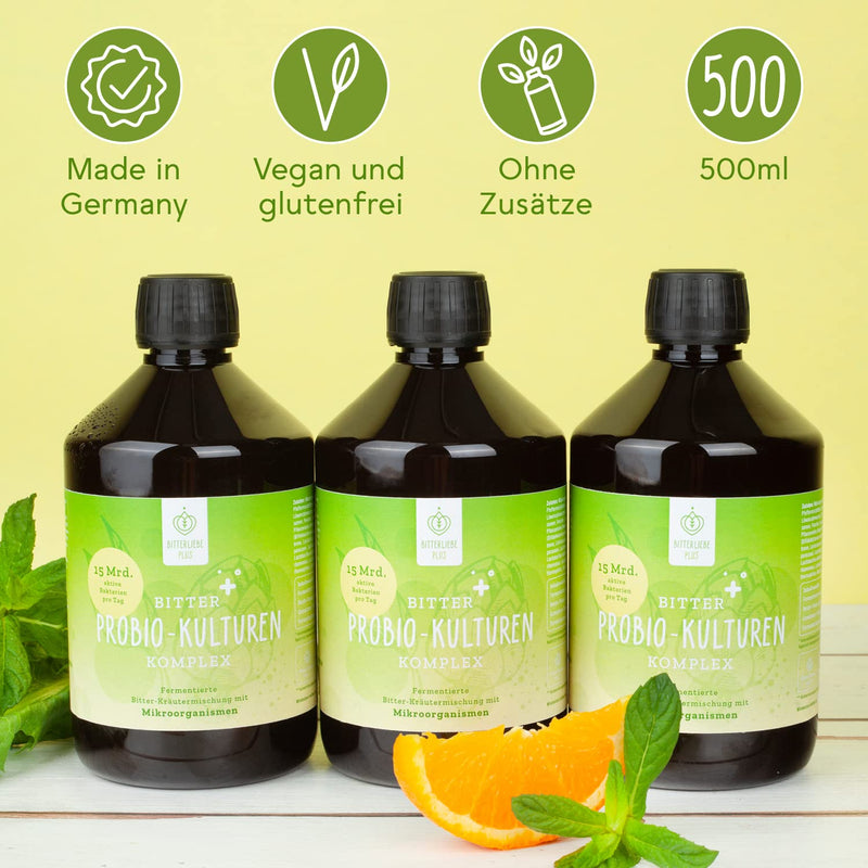 Bitterliebe Plus Bitter Probio-Cultures Complex - Liquid Intestinal Bacteria For Digestion - Gastroic Juice Resistant Agent For Intestinal Flora And Restoration - NewNest Australia