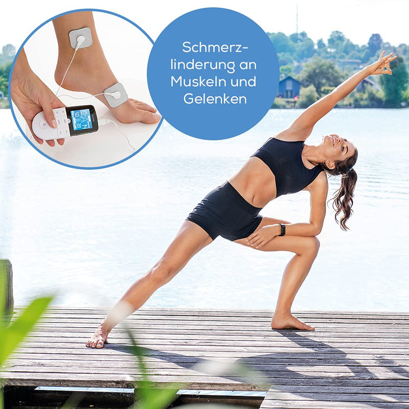 Beurer Em 49 Digital Tens/Ems, 3-In-1 Electrical Stimulation Device For Pain Relief By Electrical Nerve Stimulation, Training Through Electrical Muscle Stimulation, Massage Function, Including 4 Electrodes - NewNest Australia