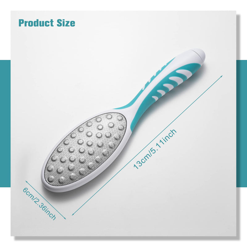 FVION Foot File Dead Hard Skin Remover – Pedicure Rasp Cracked Heels, Double Side Professional Callus Removal for Feet, Stainless Steel Foot Scraper for Feet Care - NewNest Australia
