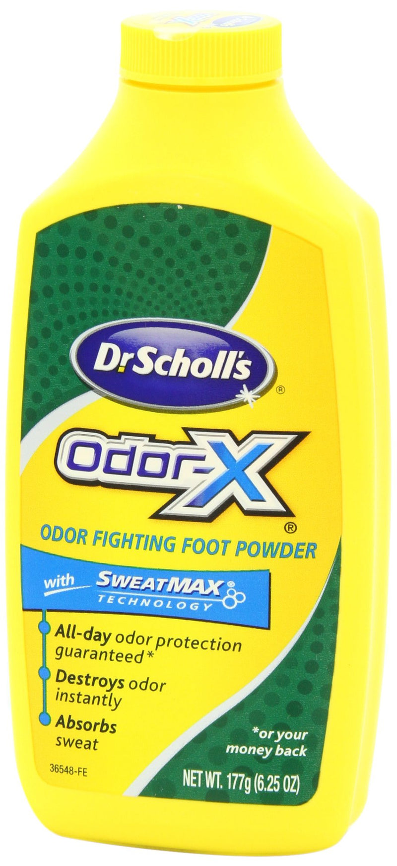 Dr. Scholl's Odor-Fighting X Foot Powder, Yellow, 6.25 Ounce (Pack of 3) - NewNest Australia