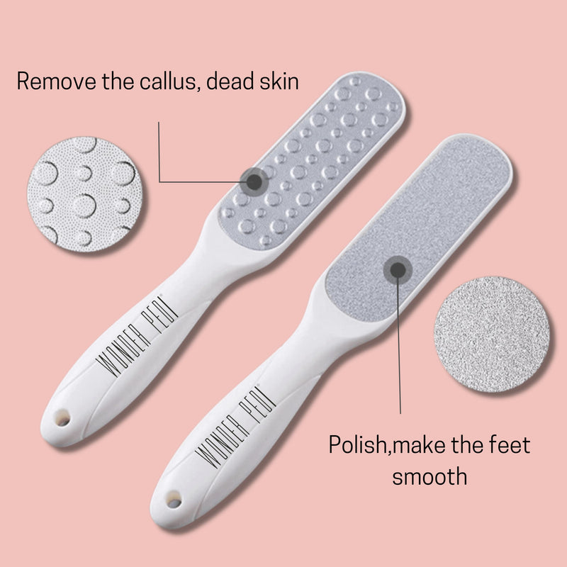 Callus Remover - Three Minutes Quick Fix- Foot File Rasp - Instant Foot Exfoliating Softener Peel Spray, Heels Callus Scrubber File - Home Spa Pedicure Treatment. Wonder Pedi (Foot File+Softner) Foot File + Softener - NewNest Australia