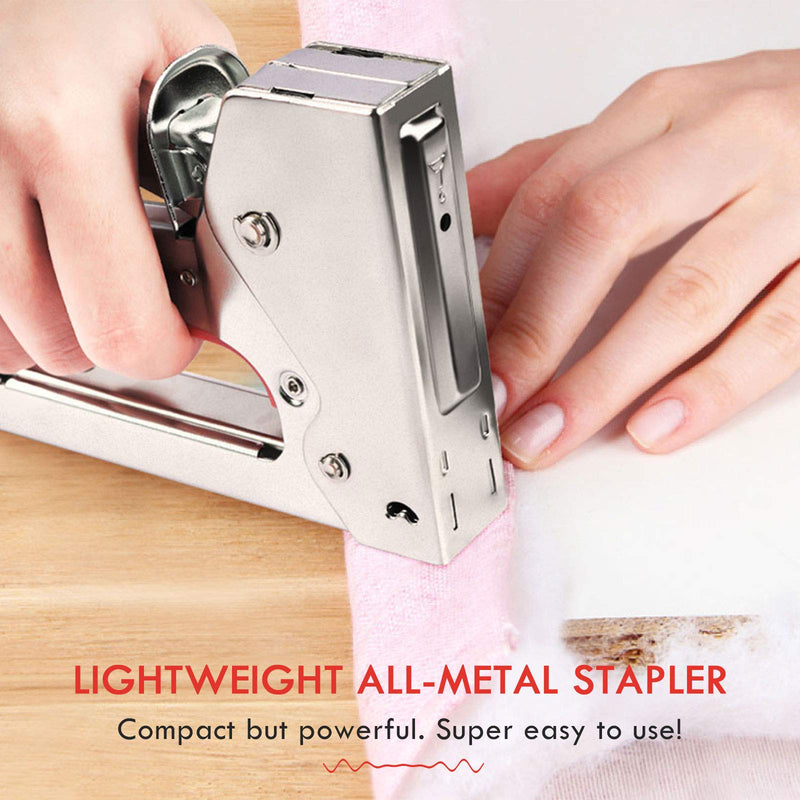 Staple Gun NEU MASTER, Light Duty Stapler Kit Come with 1600 pcs 5/16,3/8 inch JT21 Staple Strip, All Steel Tacker for General Repairs, Crafts, Upholstery, Decorating. - NewNest Australia