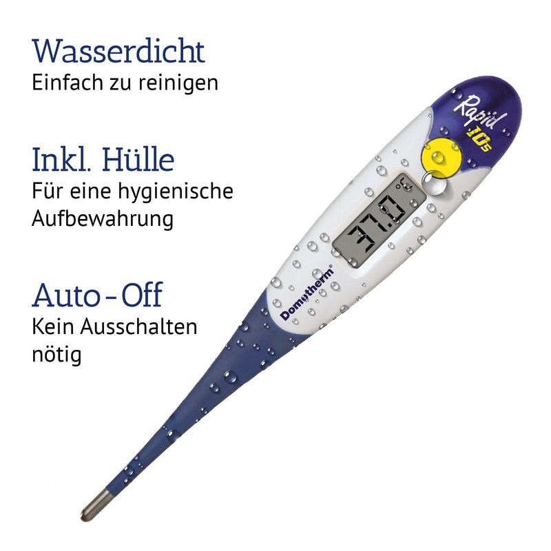 Domotherm Rapid 10s - clinical thermometer for measuring body temperature in just 10 seconds - NewNest Australia