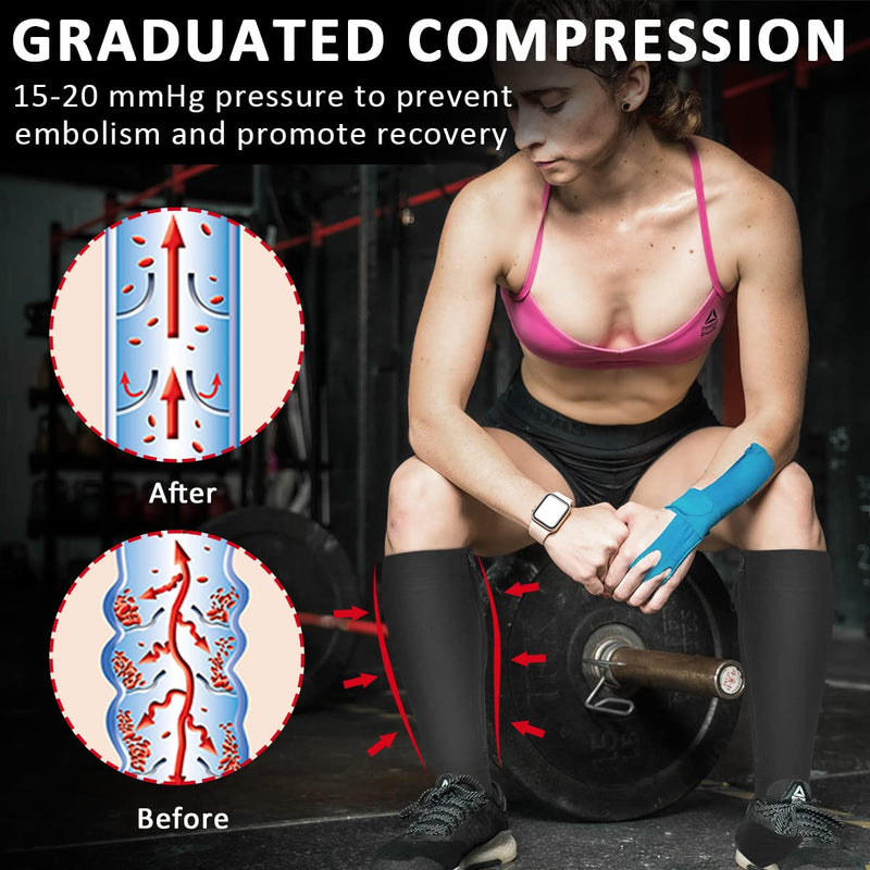 Ailaka Zipper Compression Stockings Medical 15-20Mmhg Compression Stockings For Women Men Support Stockings With Zipper For Varicose Veins Edema Recovery Pregnant - NewNest Australia