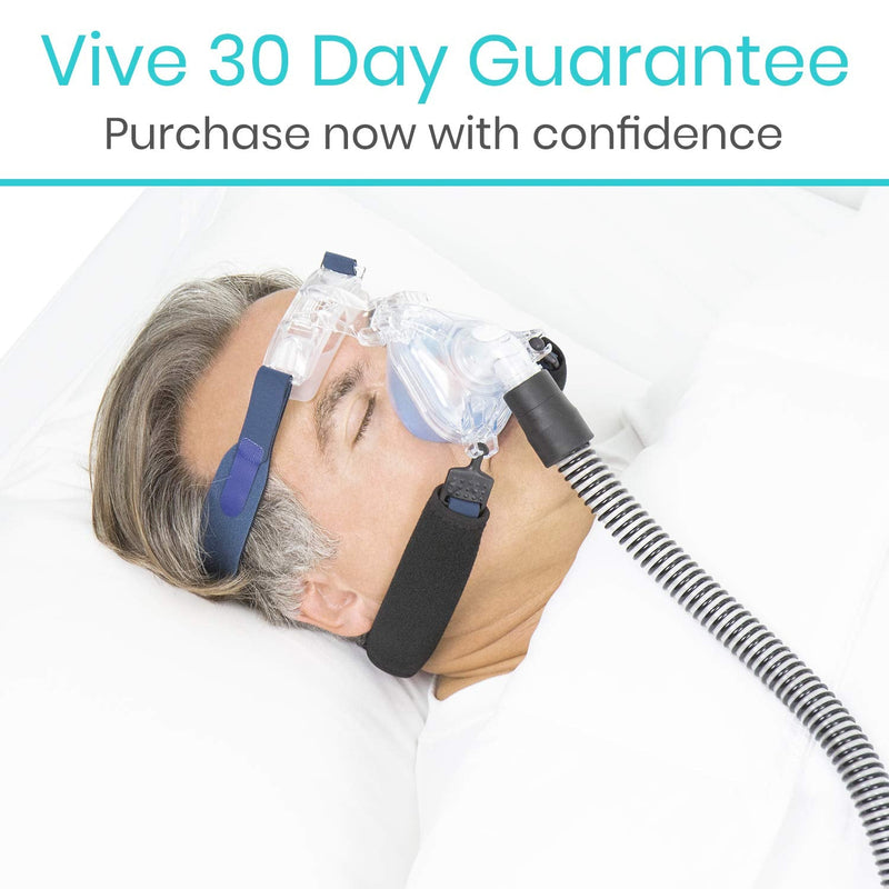 Vive CPAP Strap Covers- Headgear Mask Pads- Universal Fit for Full Face, Nasal, and BiPAP Machine Gear - for Women and Men Pressure Relief - No Red Marks - Machine Washable - Soft Comfort Liners 2 Count (Pack of 1) - NewNest Australia