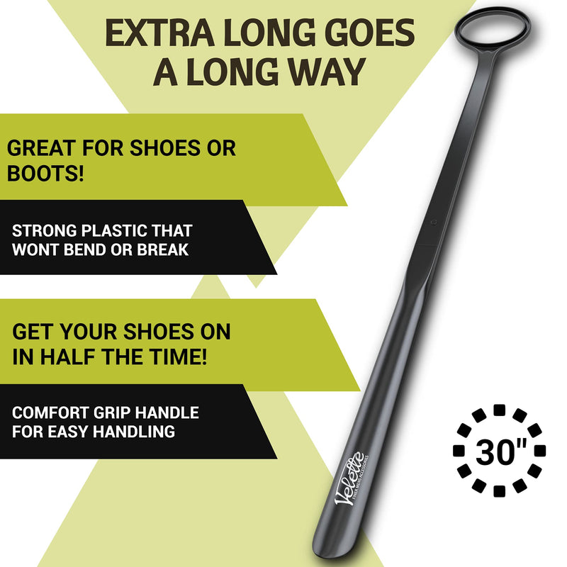 Shoe Horn 30” Long - Plastic Shoe Horn Long Handle For Seniors, Shoe Horns For Boots, or Extra Long Shoe Horn for Kids 1 Pack - NewNest Australia
