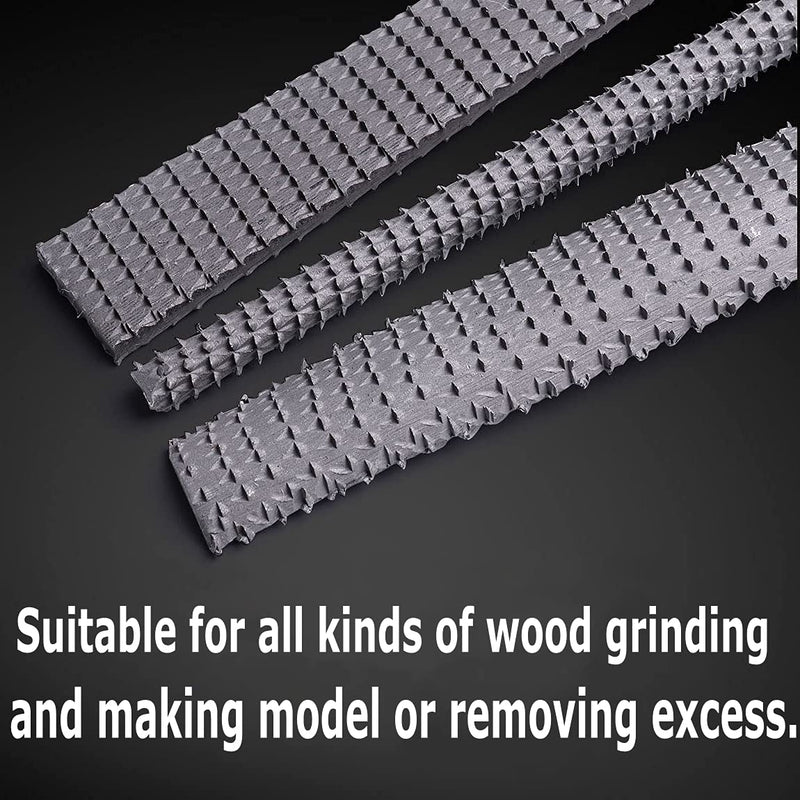 AihuiWood Rasp File Set 3 Pack Wood File Woodworking Files, Round, Half-round, Flat File Rasp High Quality Carbon Steel Rasp File for Woodworking Shaping, Sharping Wood - NewNest Australia