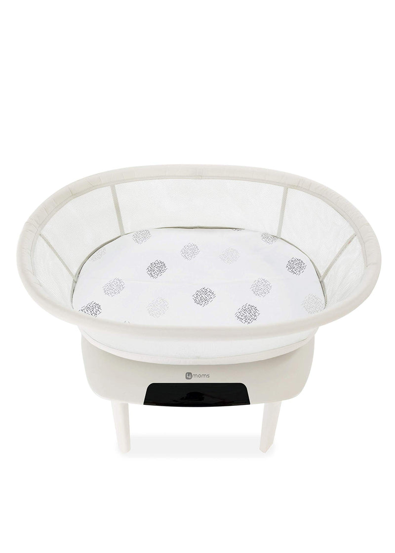 NewNest Australia - 4moms mamaRoo Sleep Bassinet Sheets, for Baby Bassinets and Furniture, Machine Washable and 100% Cotton, White 