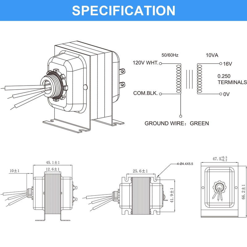 Doorbell Transformer Door Chime 16v 10va - NewNest Australia