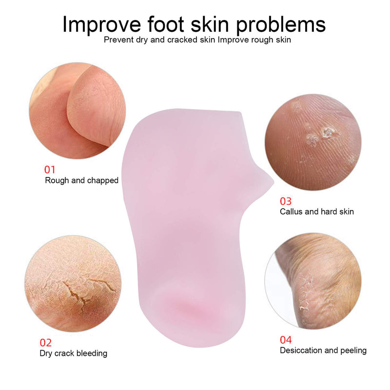 Foot Care Socks Moisturizing Socks Soften Foot Skin with Essential Oil Treatment Dry Foot Skin Peeling Moisturizing Exfoliating Anti-chapping Socks(M(36-38)) M(36-38) - NewNest Australia