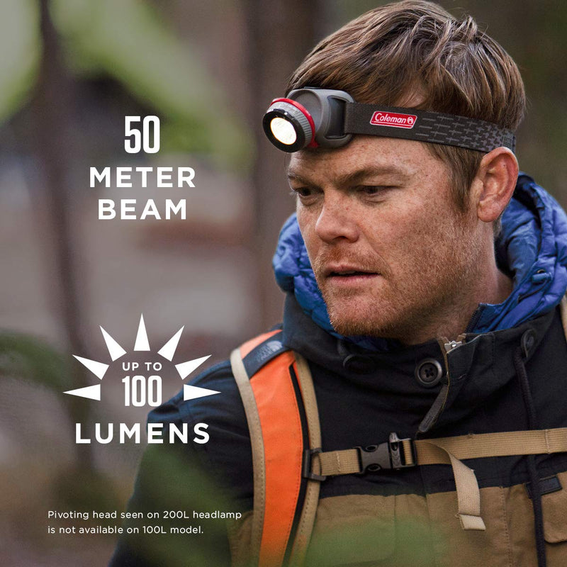 Coleman Lumens LED Headlamp with BatteryGuard 100l - NewNest Australia