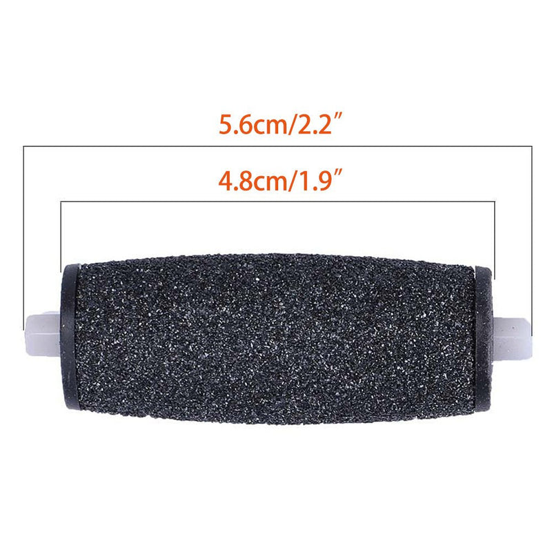 [Pack of 4] Canwn Extra Coarse Mineral Replacement Rollers for Scholl Velvet Smooth Callus Remover Refill Rollers with Diamond Particles Black - NewNest Australia