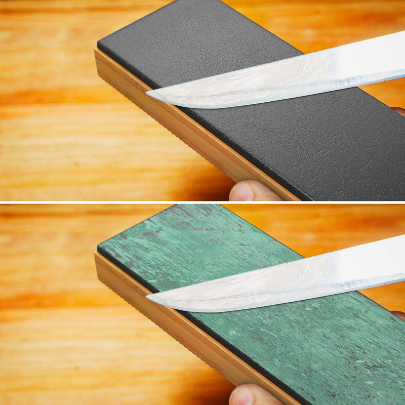 Sharp Pebble Classic Leather Strop kit with Polishing Compound- Knife Stropping Block for Sharpening & Honing- Knives, Straight Razor, Woodcarving Chisels - with eBook - NewNest Australia