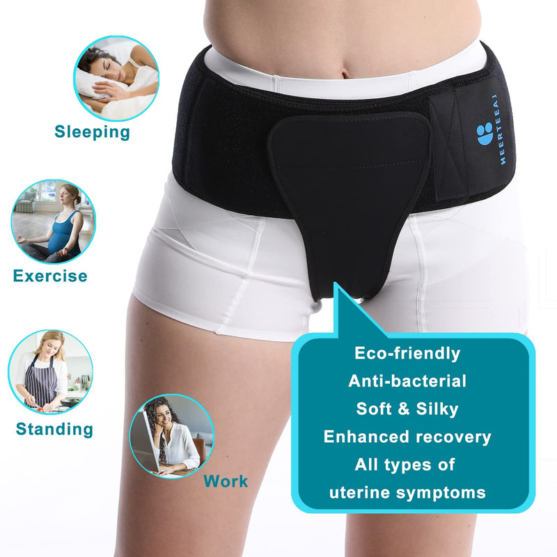 HEERTEEAJ Pelvic Support Belt Uterus Support Belt Women's Brace for Treating Dropped Bladder, Uterine Prolapse, Vulvar Varicosities, Postpartum and Symphysis Pubis Dysfunction Medium - NewNest Australia